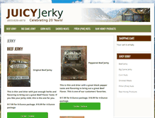 Tablet Screenshot of juicyjerky.com